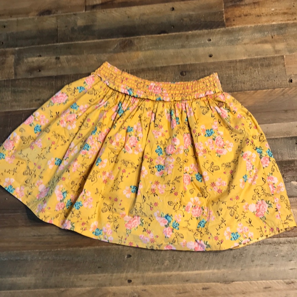 Yellow Floral Matilda Jane Skirt